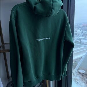 Women's Green Hoodie by The Happy Camp3r